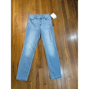 Old Navy High Rise WOW Straight Light Wash Stretch Jeans Womens Size 4 28x29.5